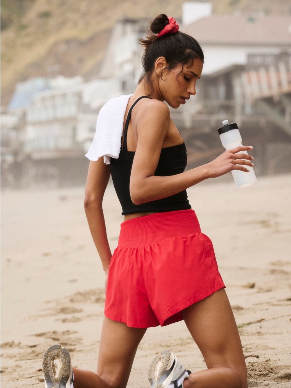 Free People Movement | Carpe Diem Shorts | Red | Medium - Picture 3 of 10